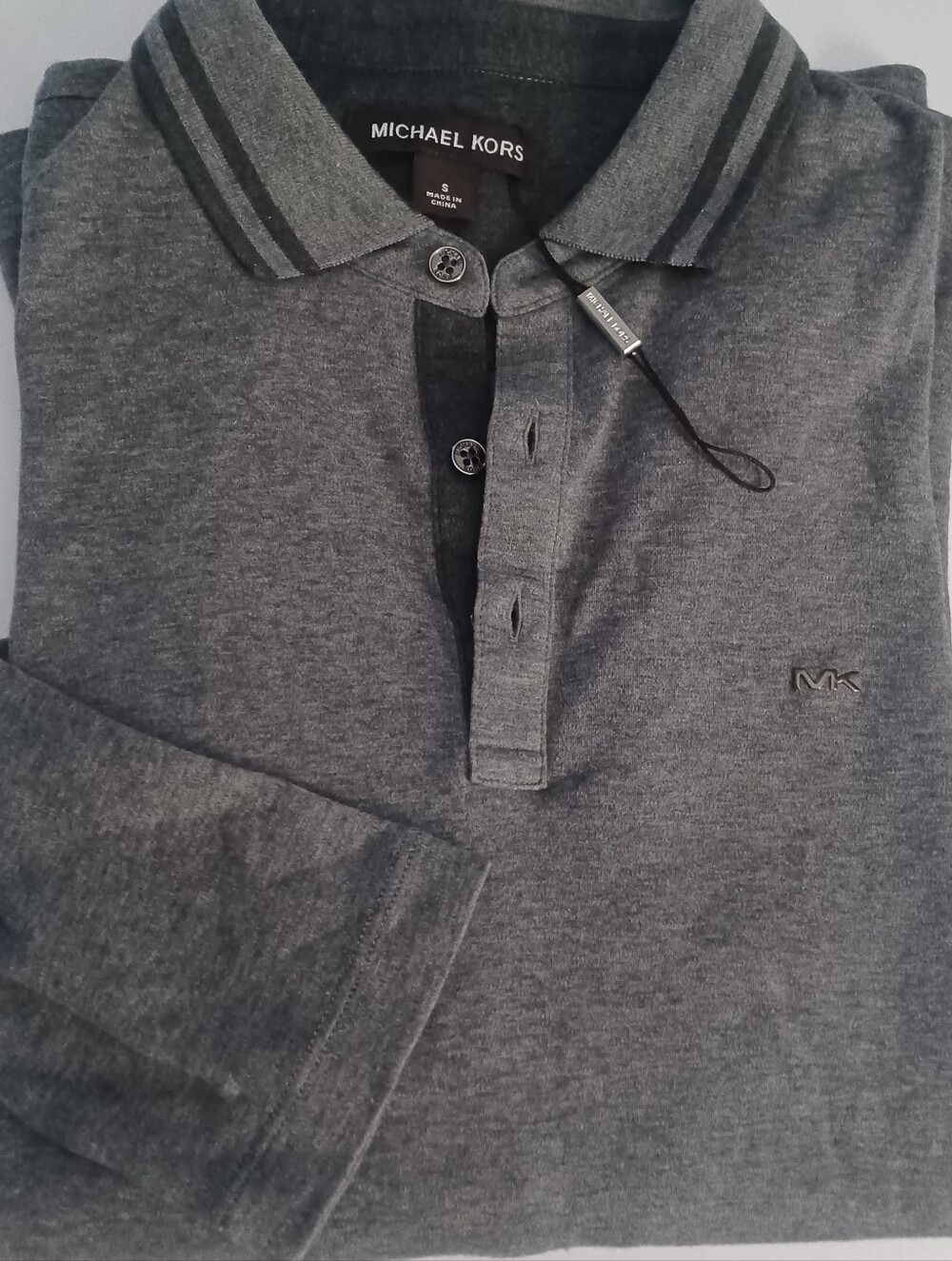 Michael Kors Polo Long Sleeve Men's Sz S